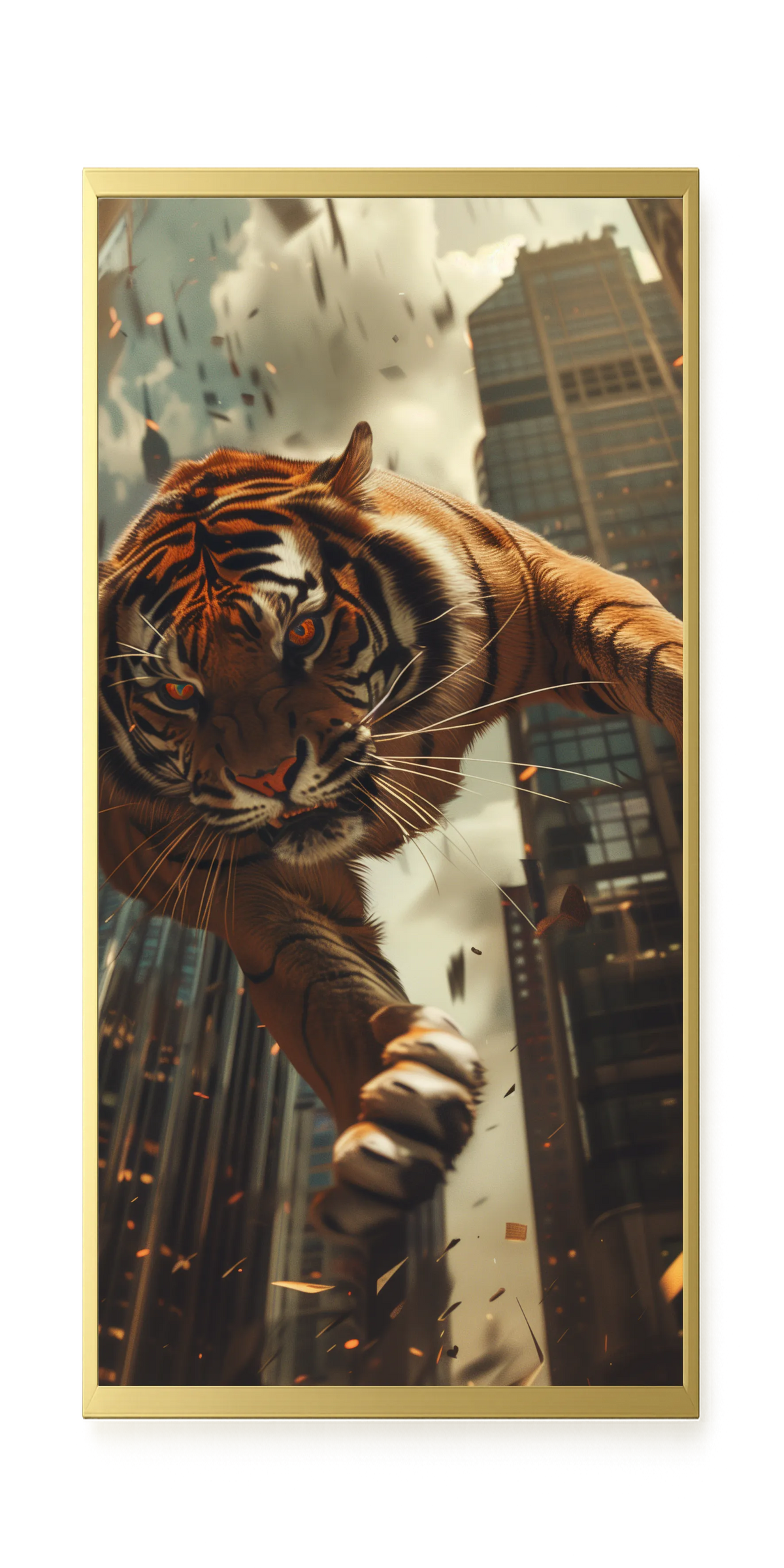 Urban Tiger Canvas Print