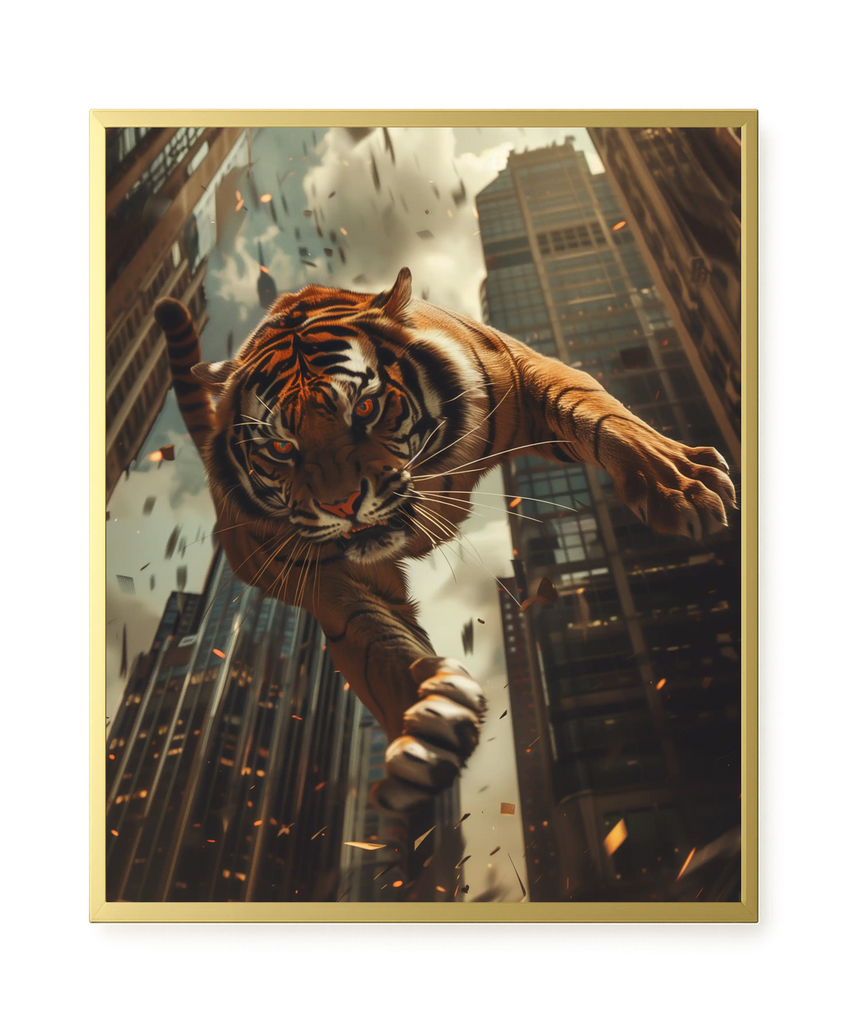Urban Tiger Canvas Print