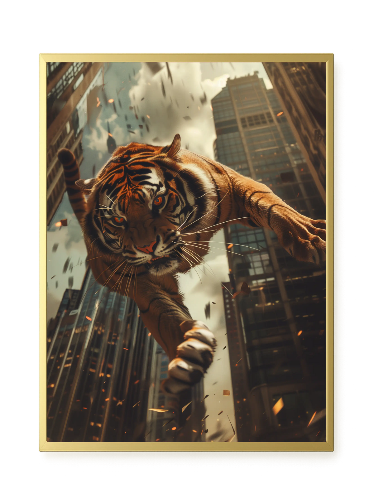 Urban Tiger Canvas Print