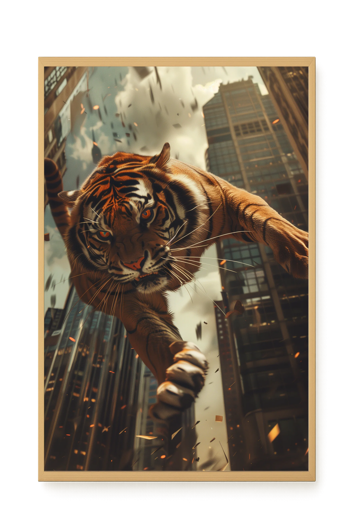 Urban Tiger Canvas Print