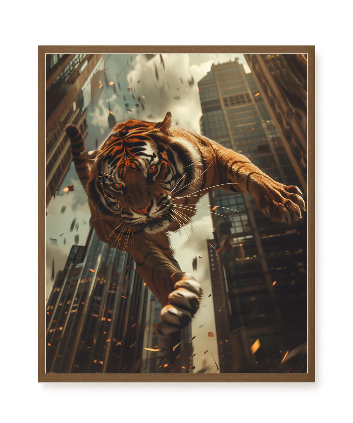 Urban Tiger Canvas Print