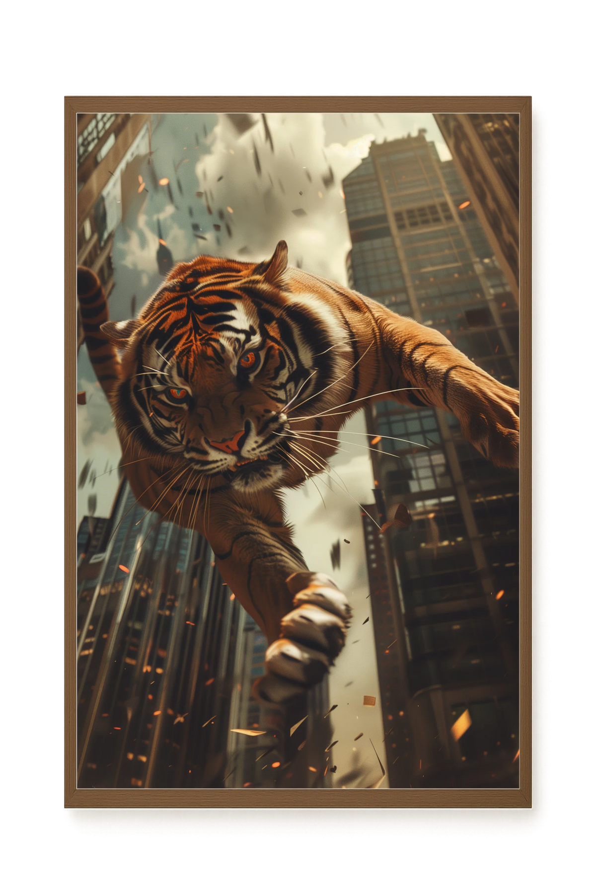 Urban Tiger Canvas Print