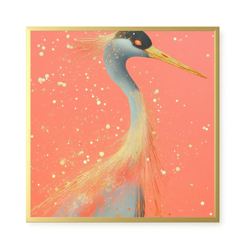 Elegant Bird Canvas Print