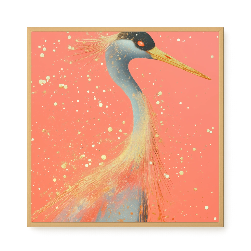 Elegant Bird Canvas Print
