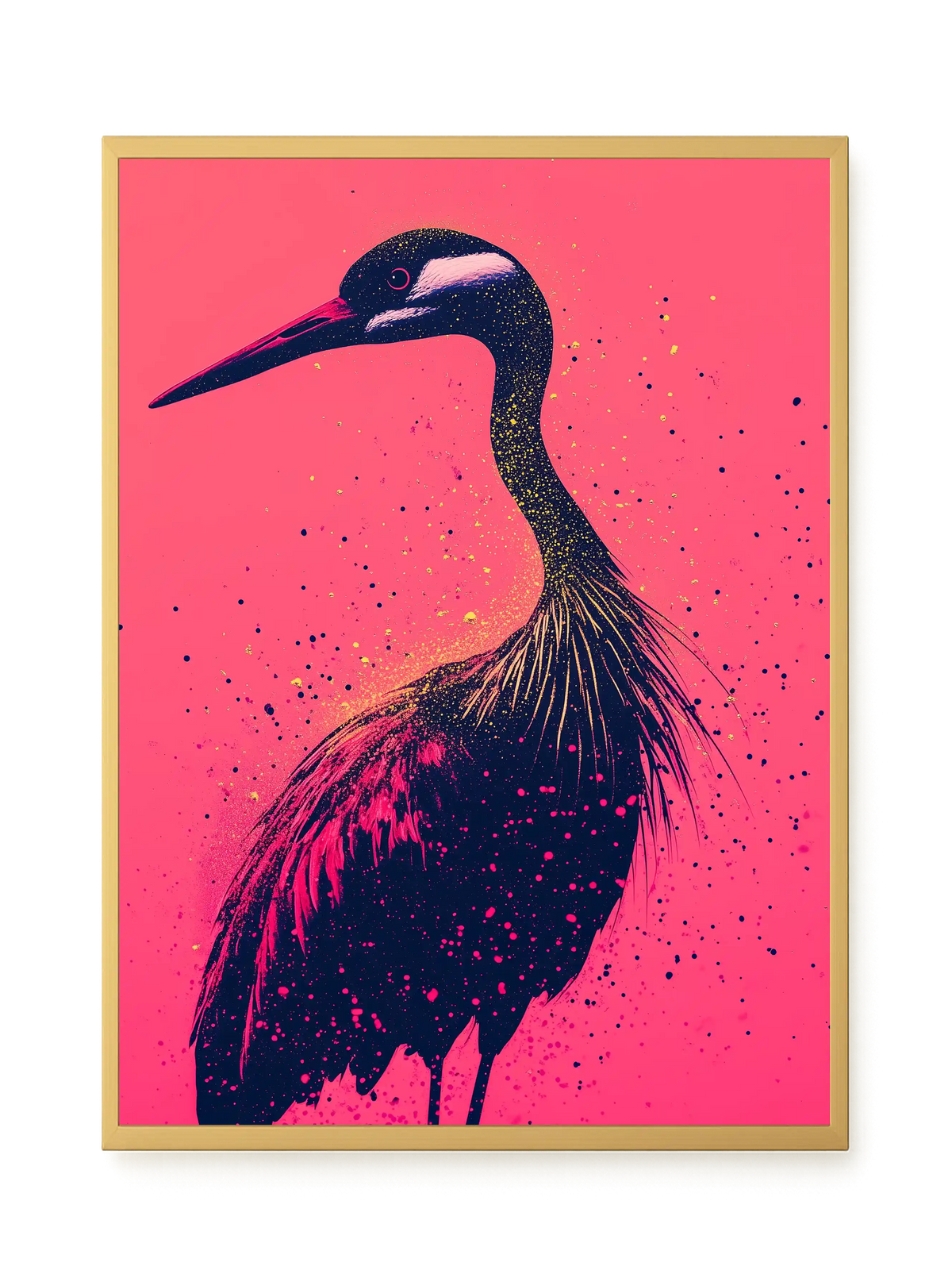 Artistic Bird Canvas Wall Art