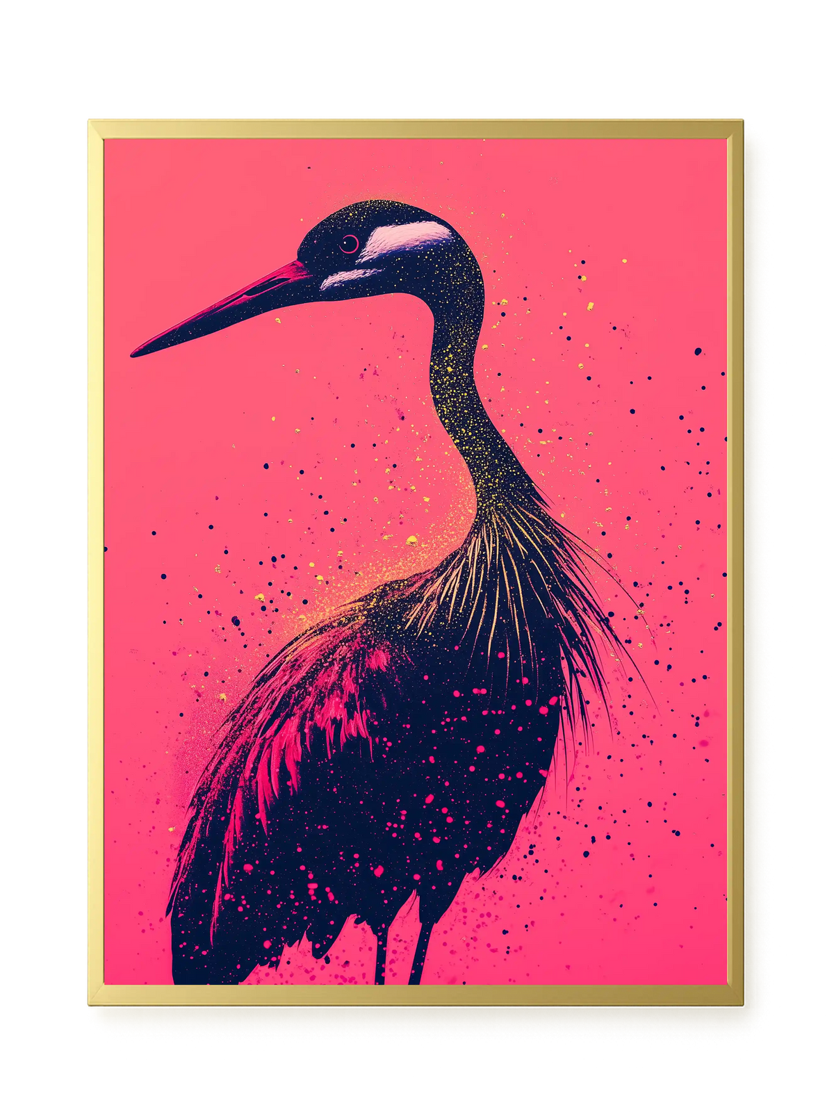 Artistic Bird Canvas Wall Art