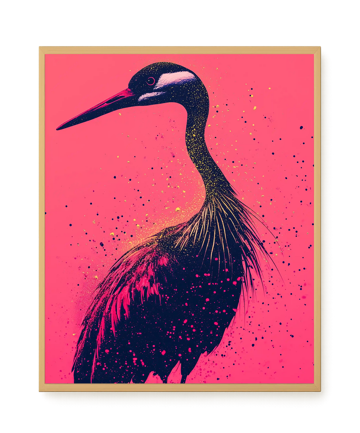 Artistic Bird Canvas Wall Art