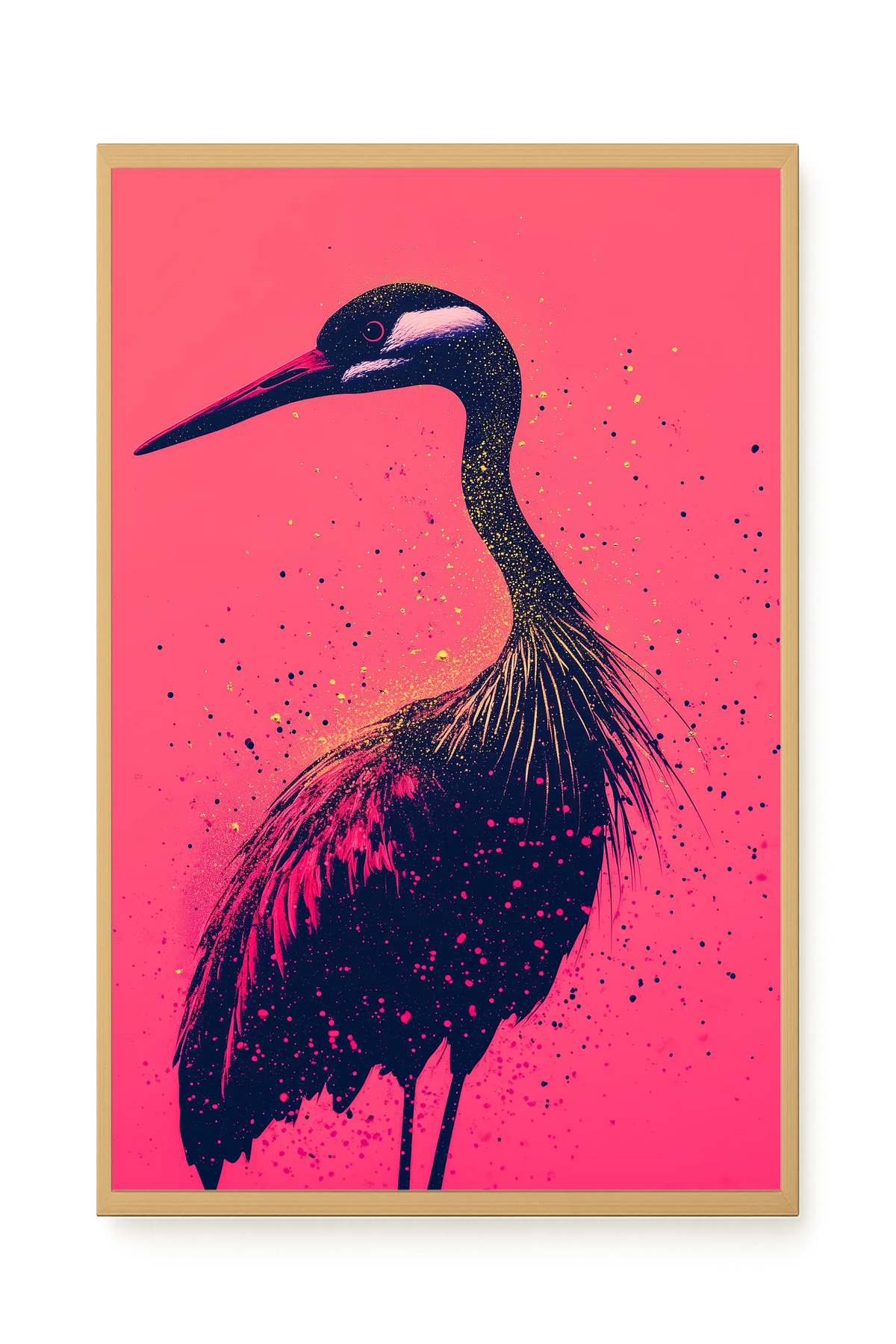 Artistic Bird Canvas Wall Art