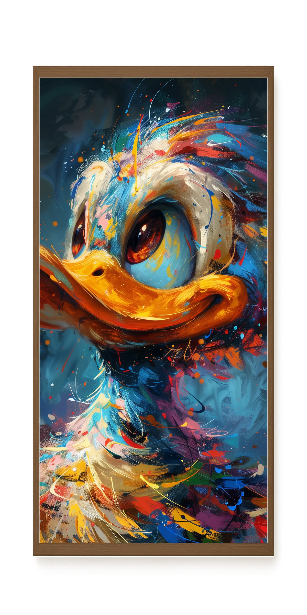 Cartoon Duck Canvas Print