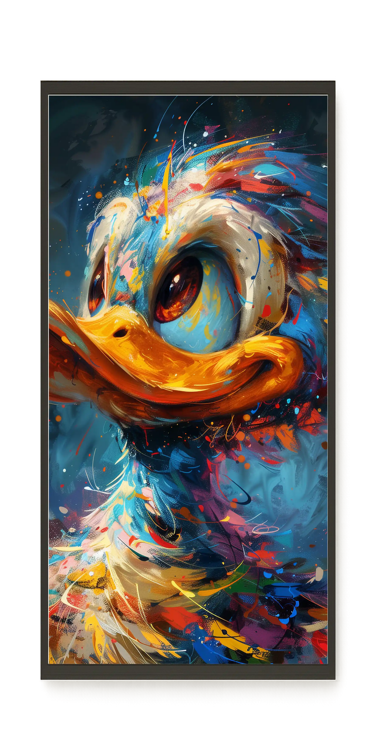 Cartoon Duck Canvas Print