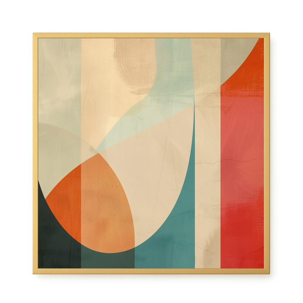 Geometric Shapes Canvas Wall Art