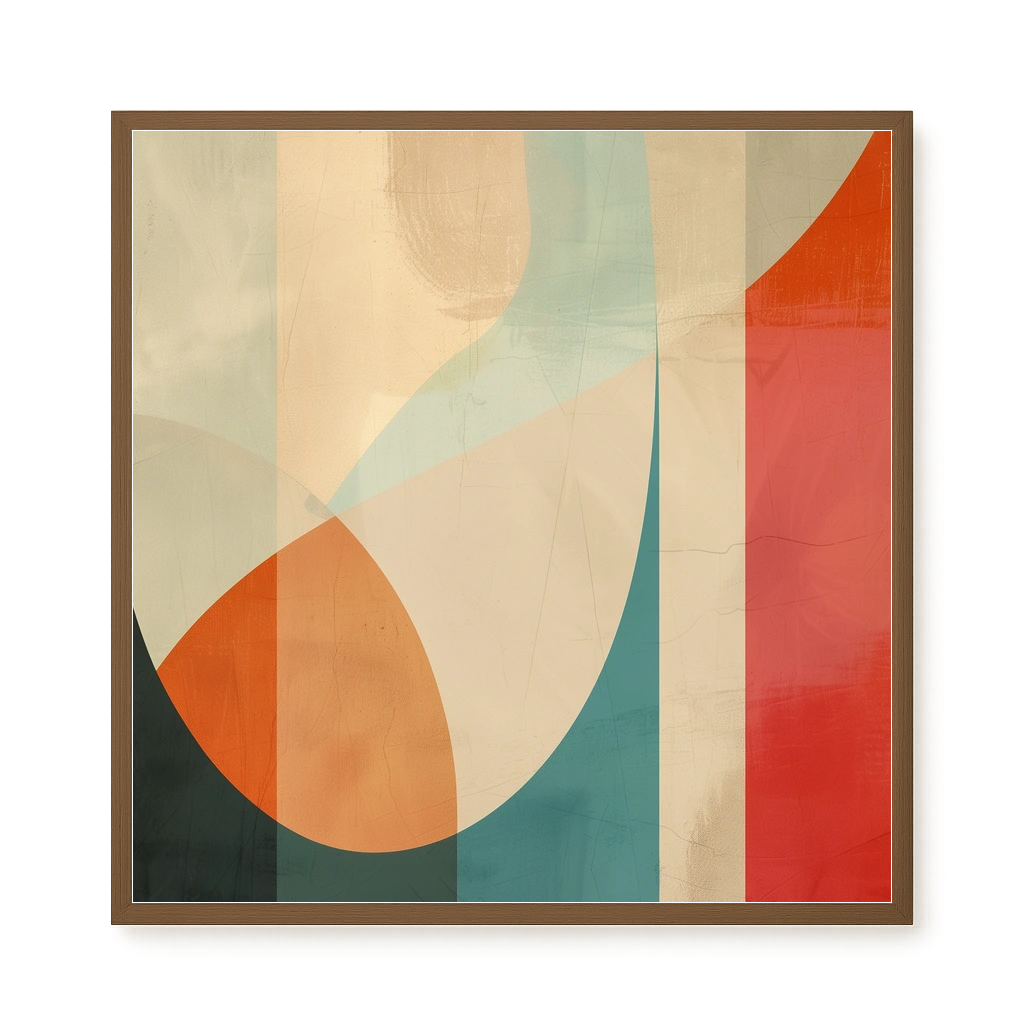 Geometric Shapes Canvas Wall Art