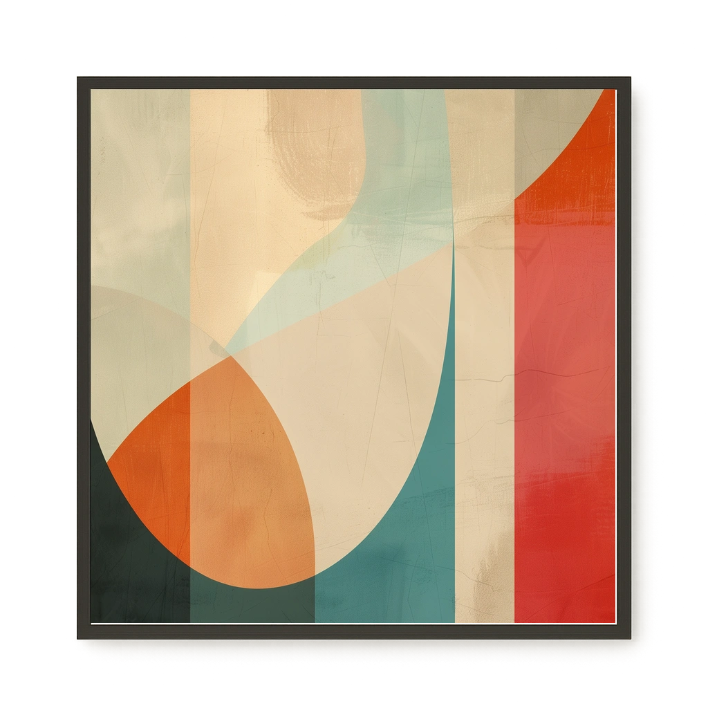 Geometric Shapes Canvas Wall Art