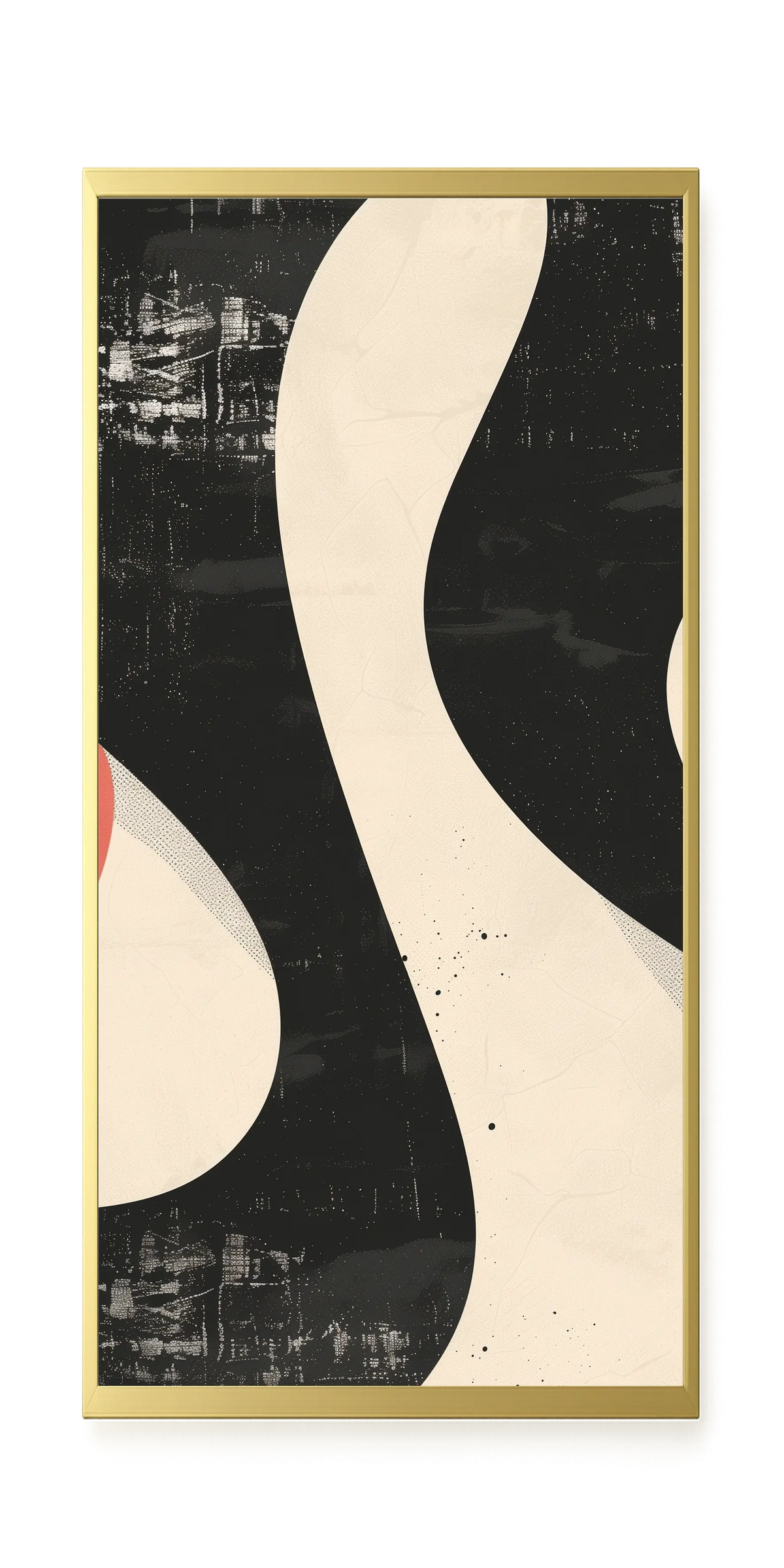 Black Abstract Canvas Print