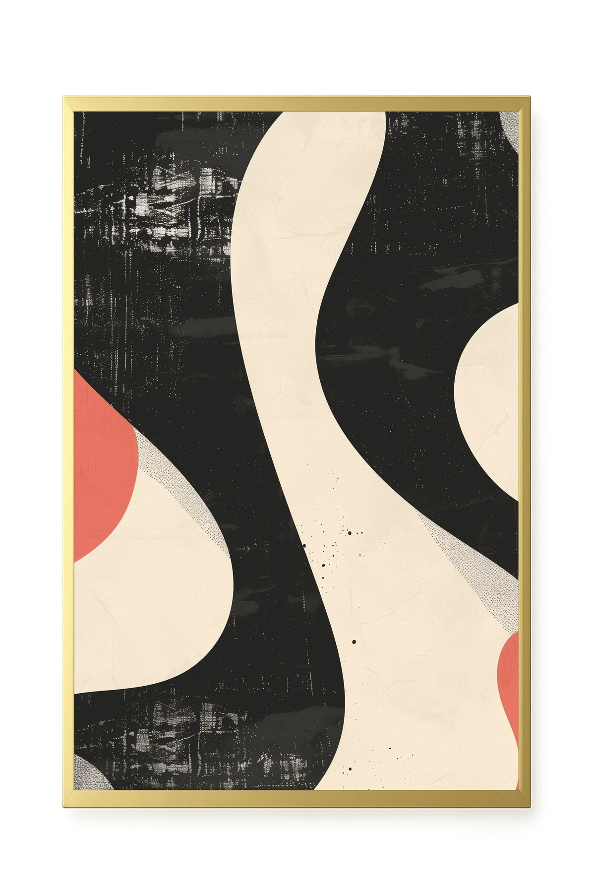 Black Abstract Canvas Print