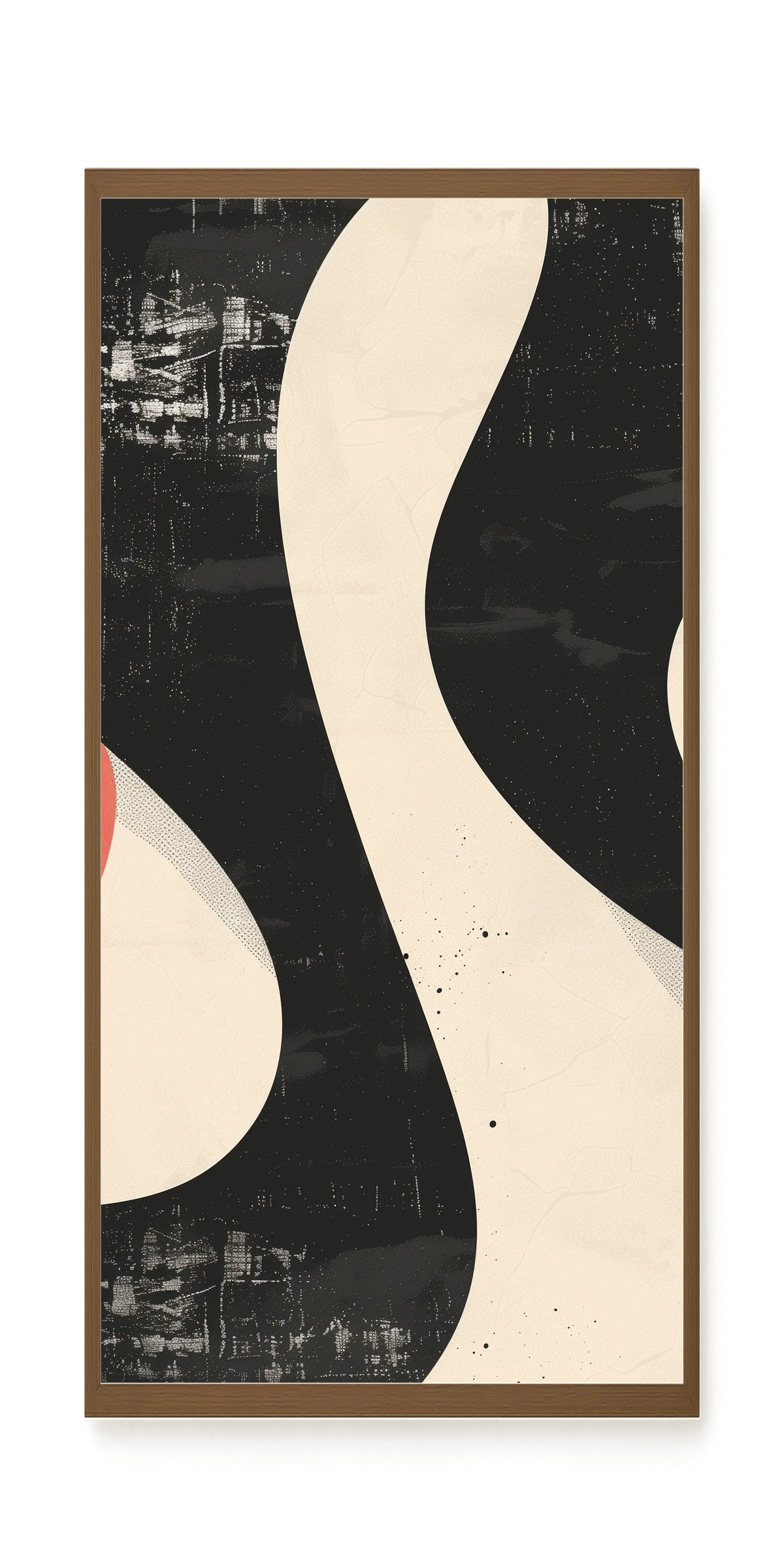 Black Abstract Canvas Print