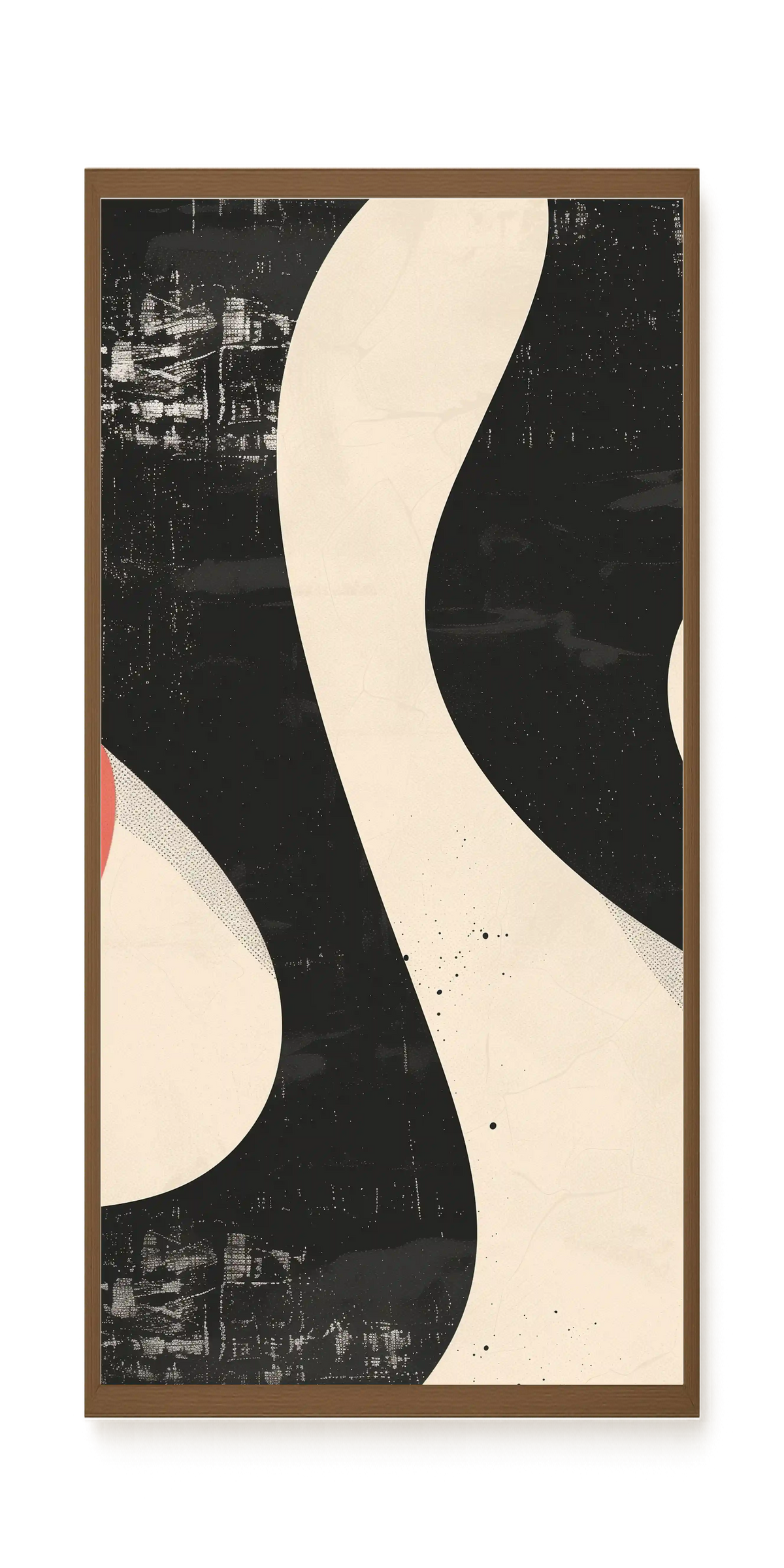 Black Abstract Canvas Print