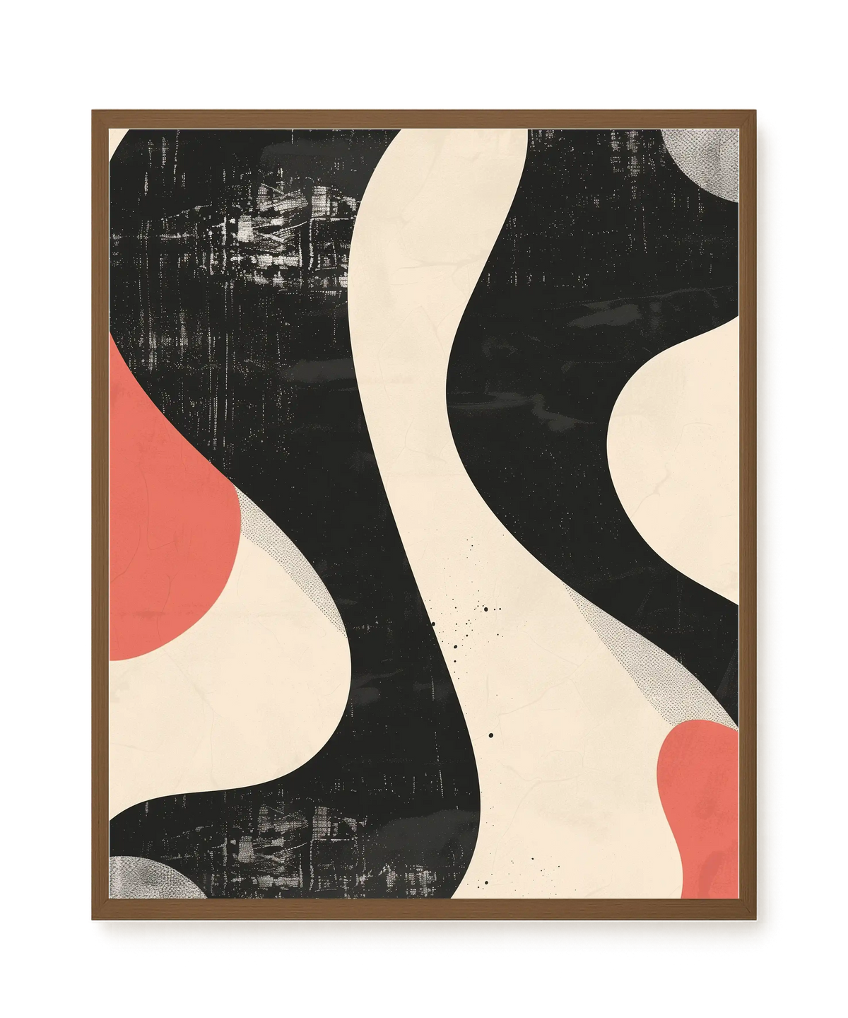 Black Abstract Canvas Print