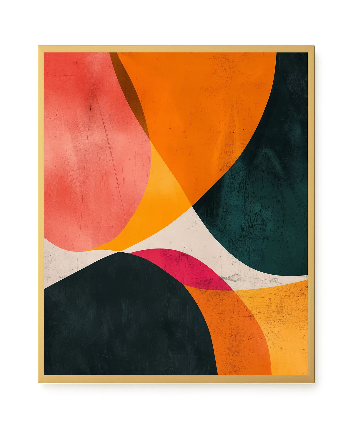 Color Abstract Canvas Wall Art