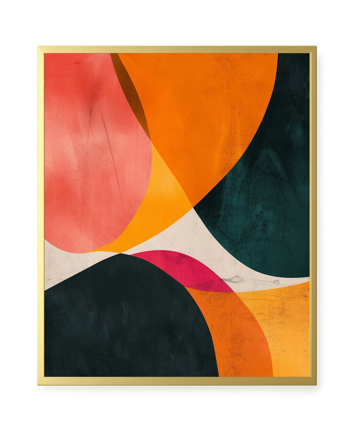 Color Abstract Canvas Wall Art