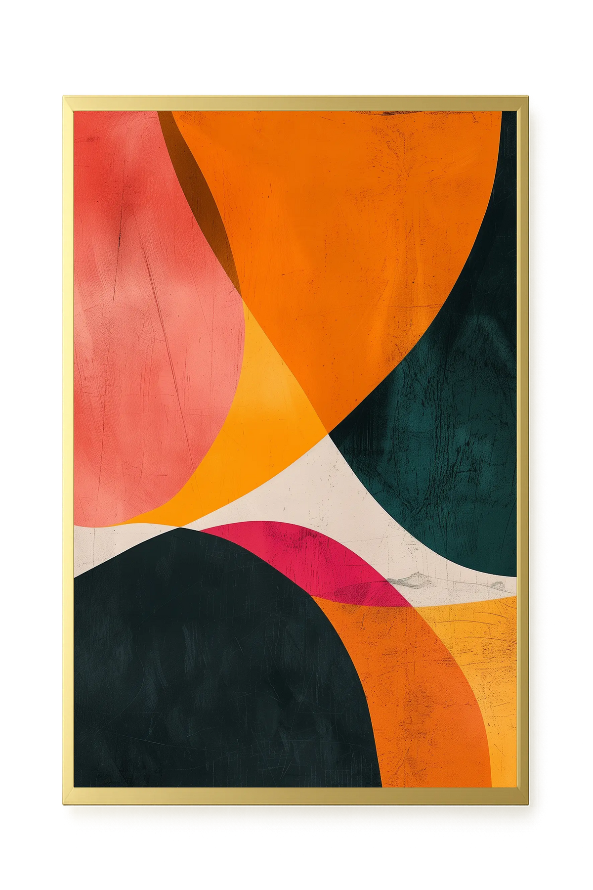 Color Abstract Canvas Wall Art