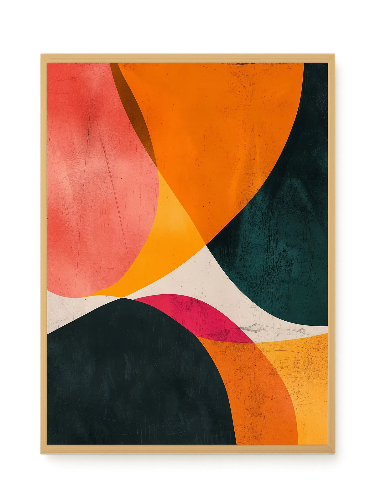 Color Abstract Canvas Wall Art