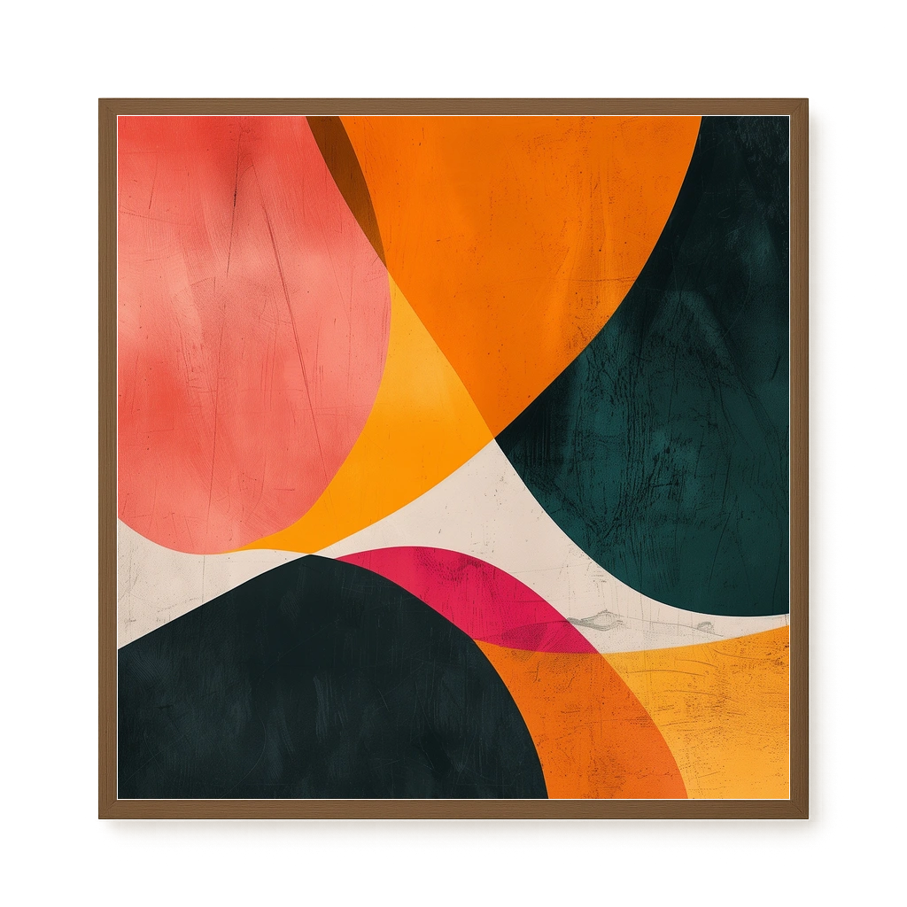 Color Abstract Canvas Wall Art
