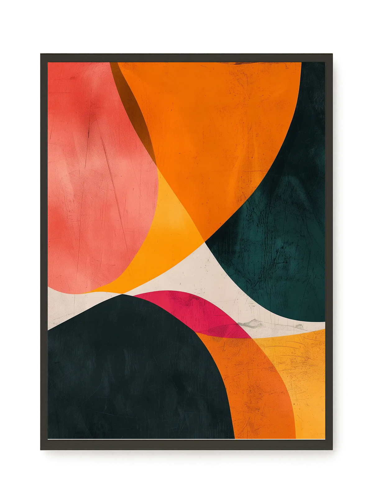 Color Abstract Canvas Wall Art