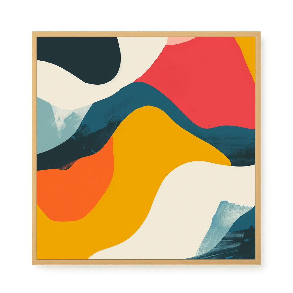 Geometric Shapes Canvas Print