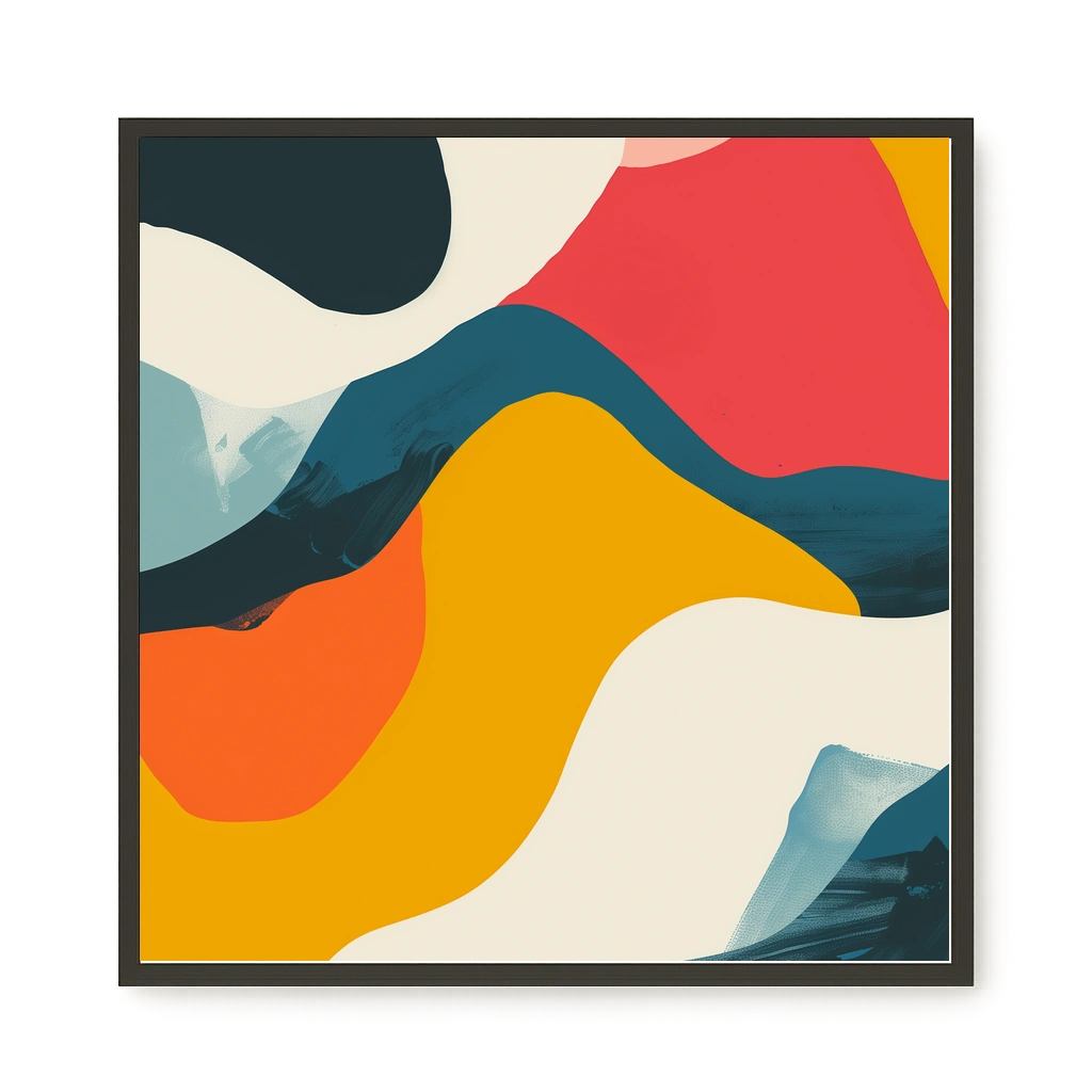 Geometric Shapes Canvas Print