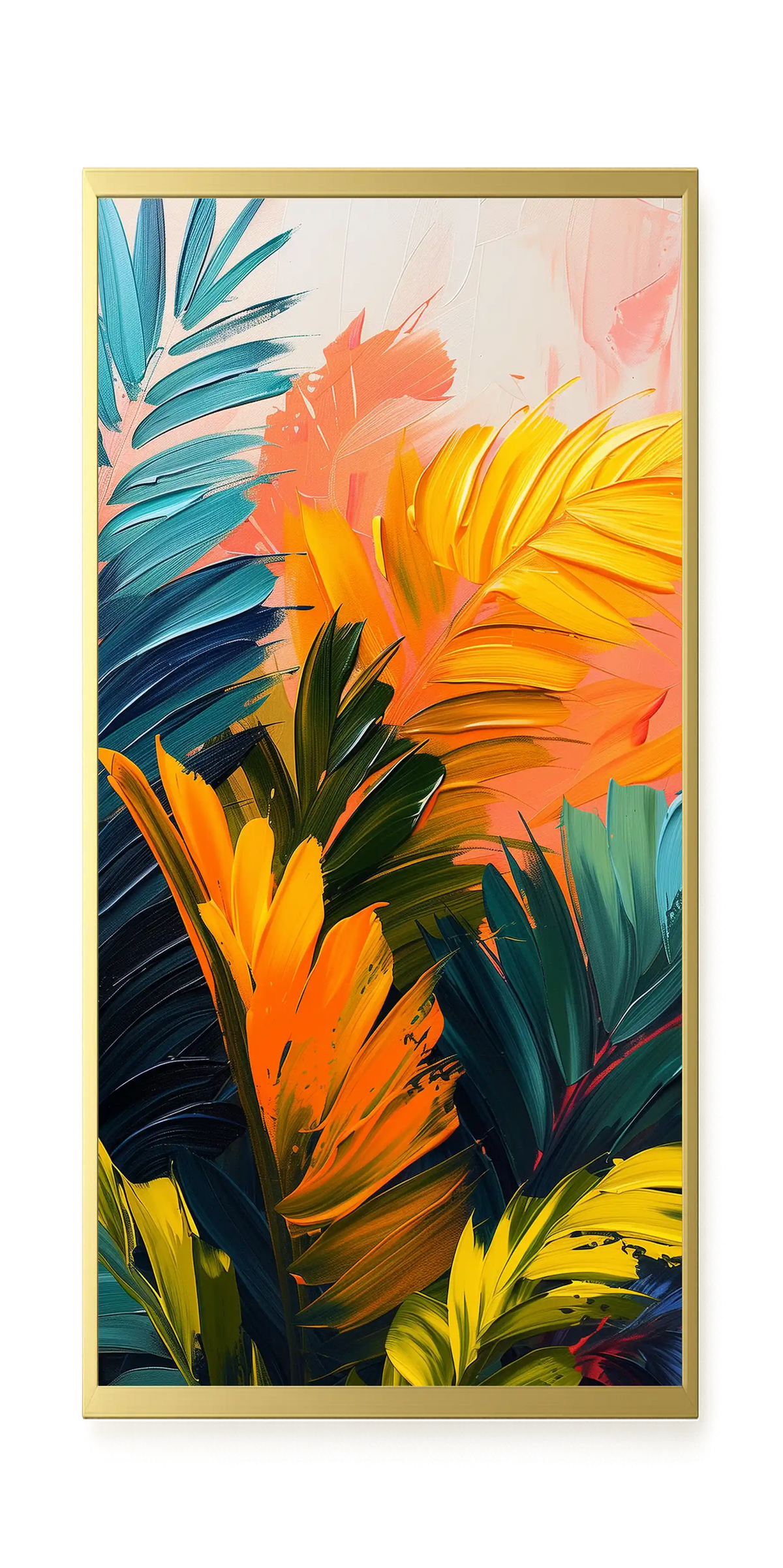 Tropical Leaves Canvas Wall Art