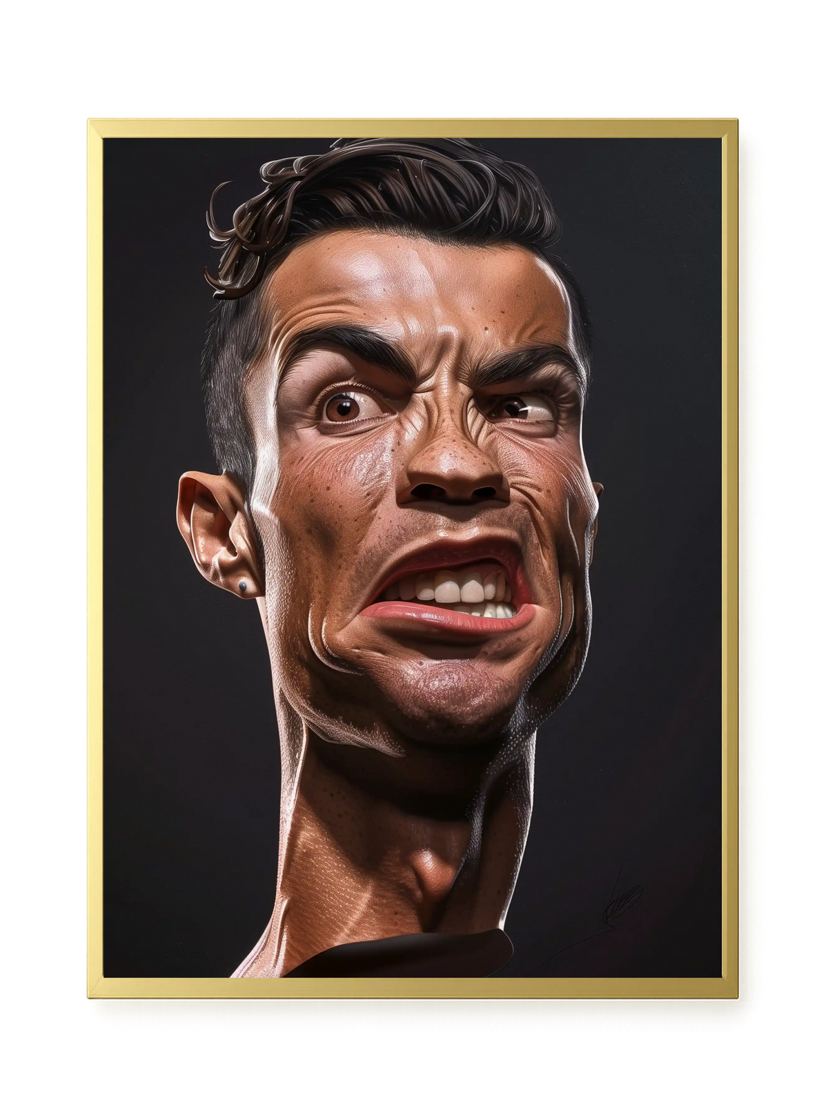 Funny Face Canvas Print