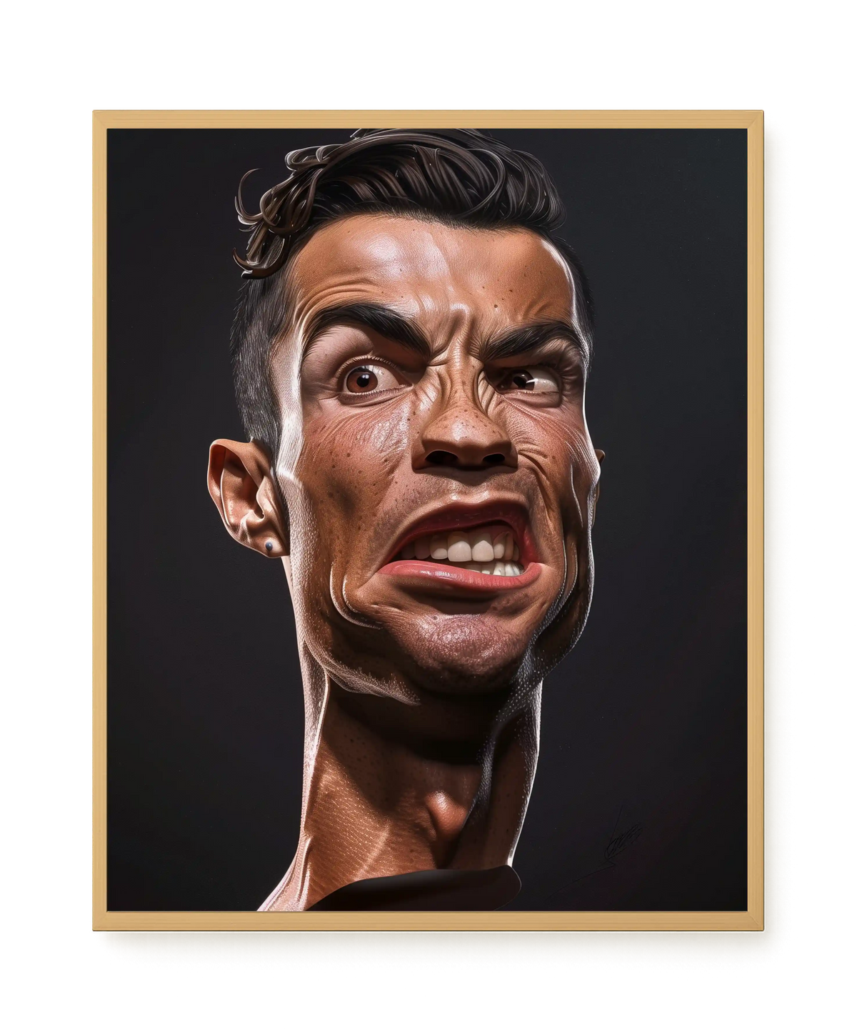 Funny Face Canvas Print