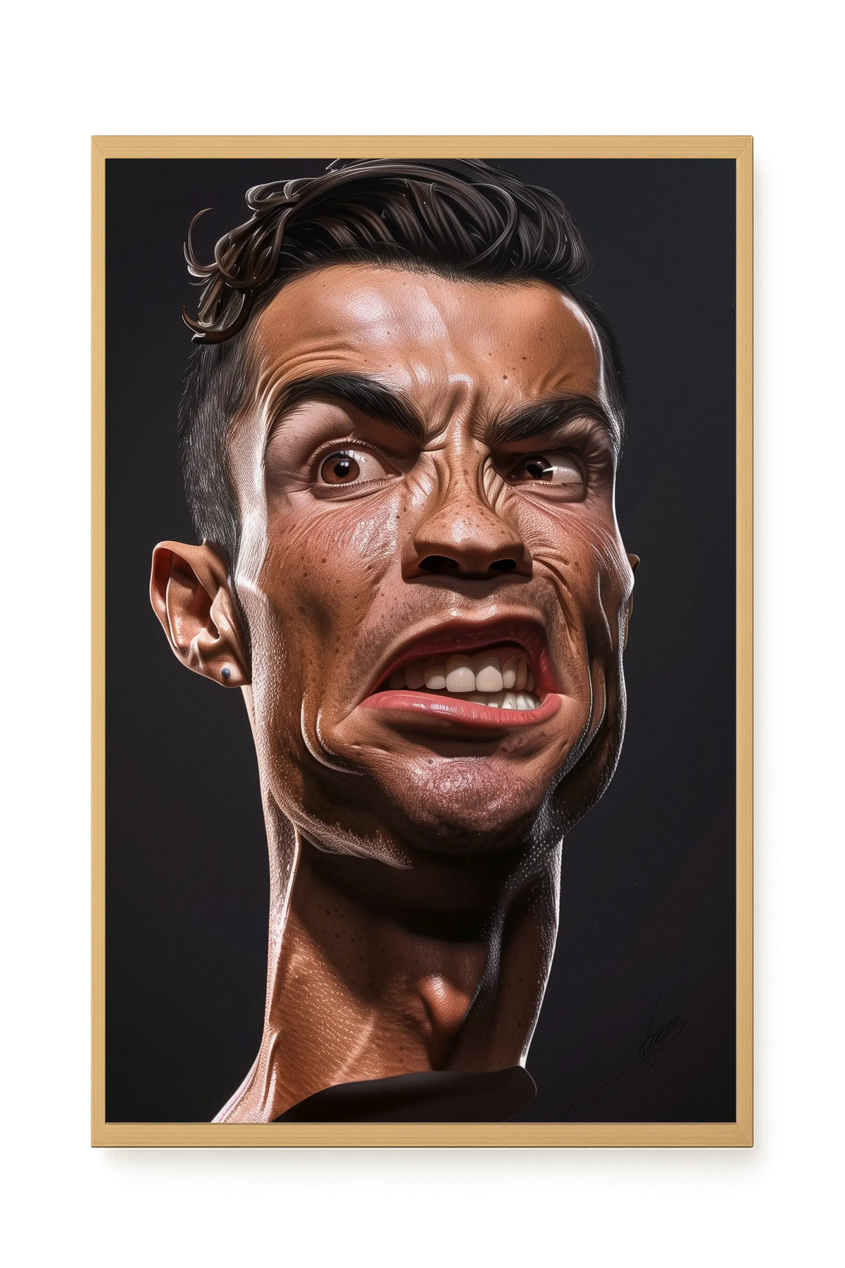 Funny Face Canvas Print