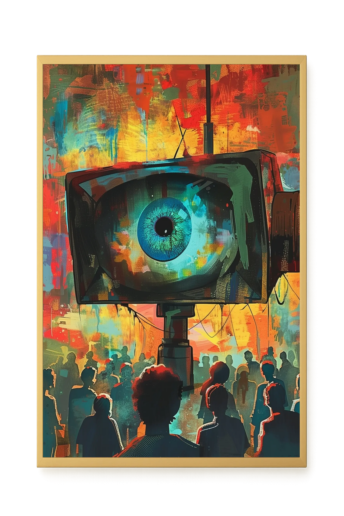 Surveillance Eye Canvas Wall Art