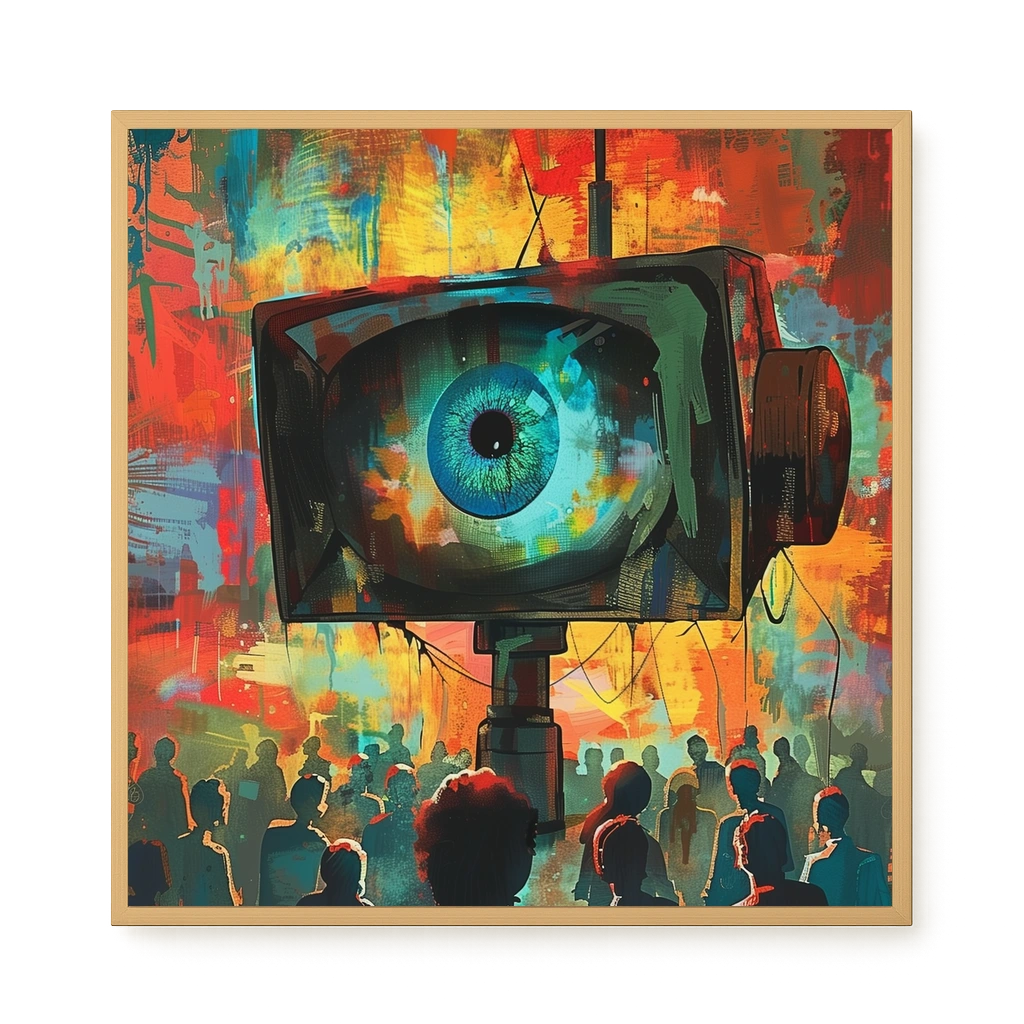 Surveillance Eye Canvas Wall Art