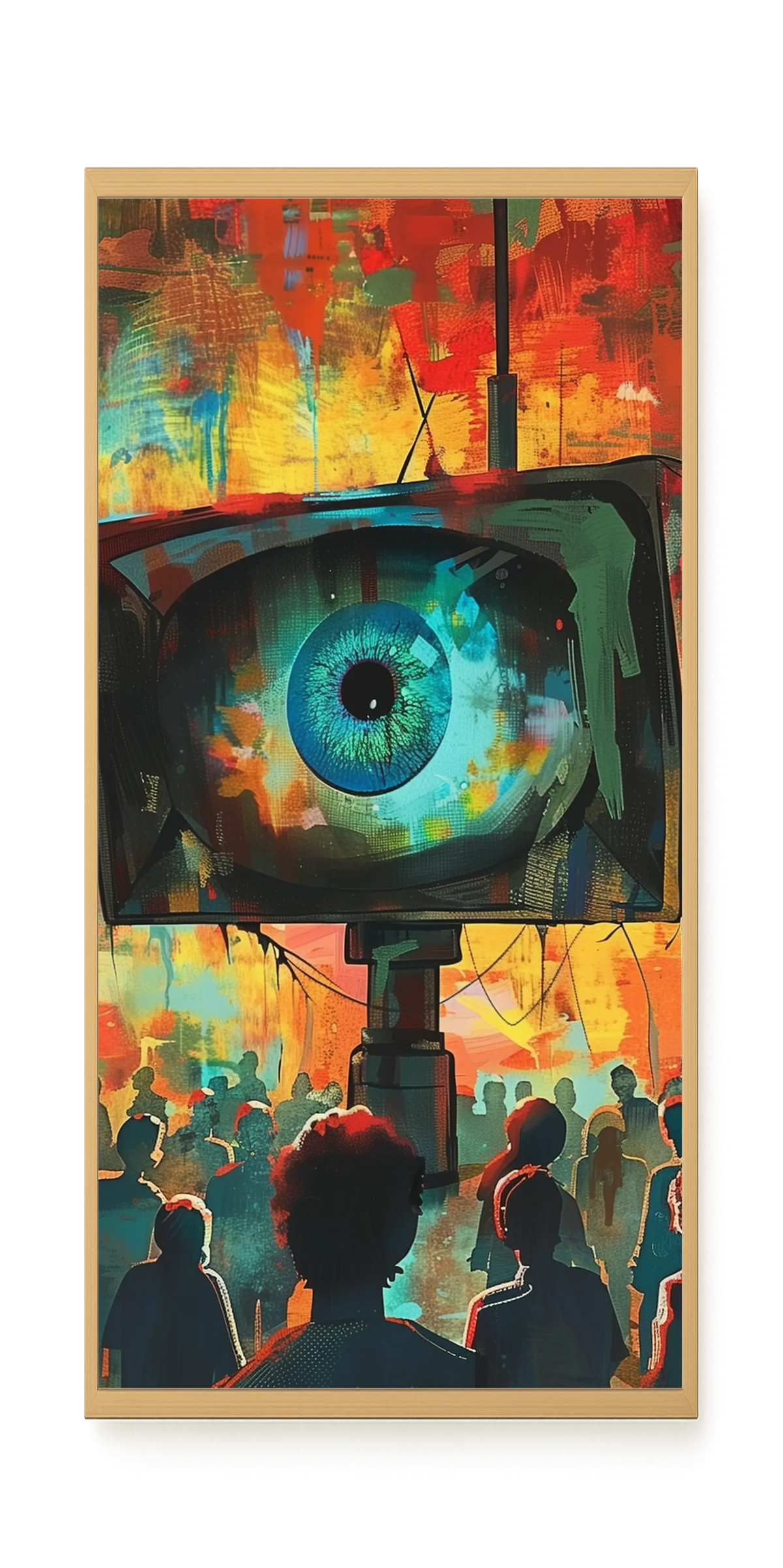 Surveillance Eye Canvas Wall Art
