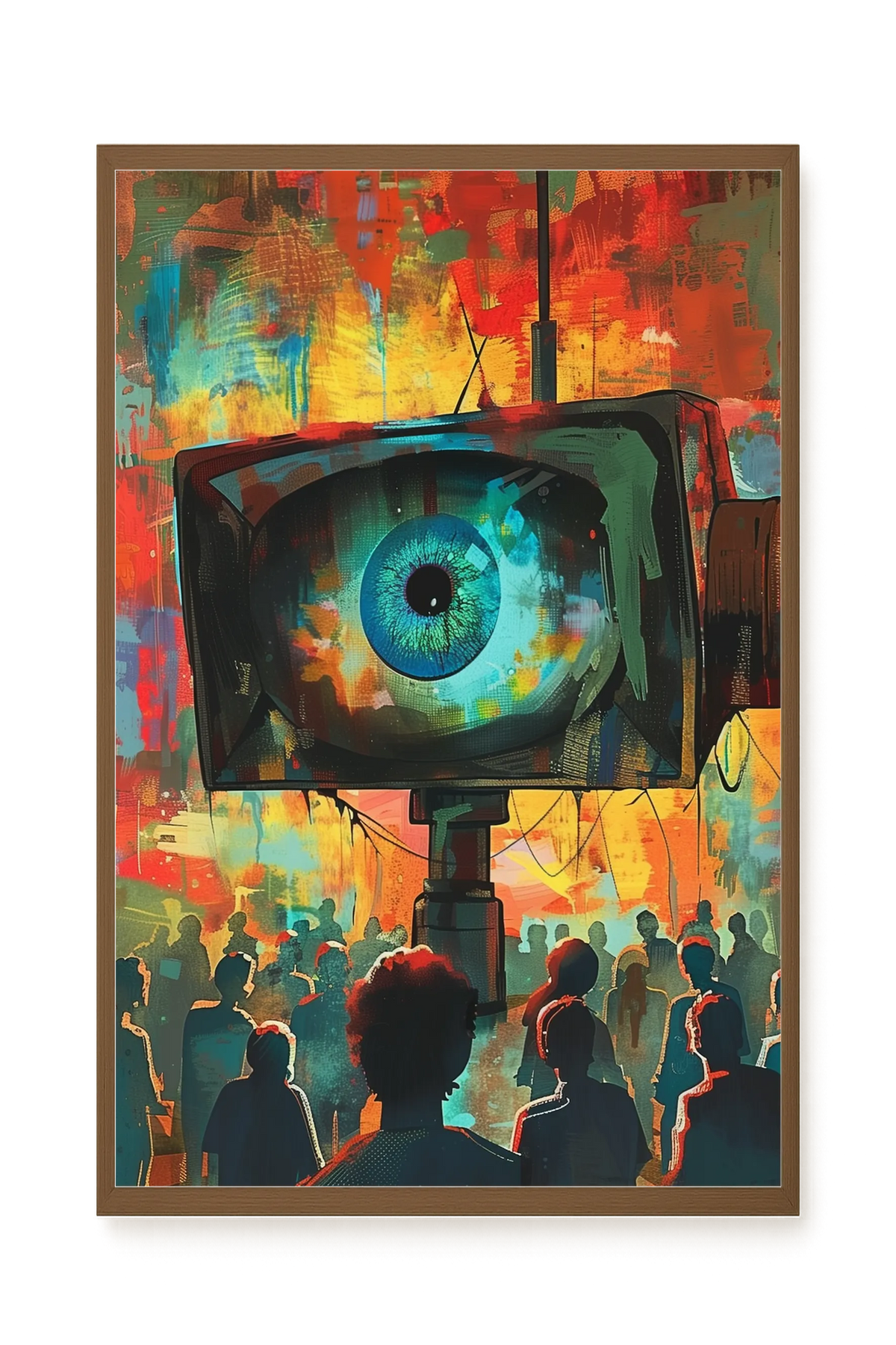 Surveillance Eye Canvas Wall Art