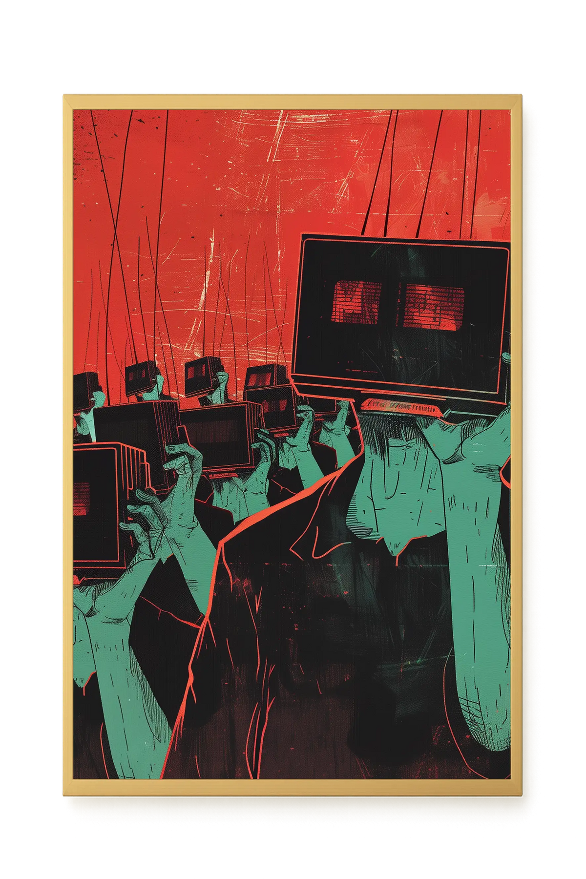 Screen Control Canvas Print