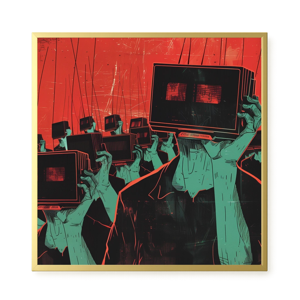 Screen Control Canvas Print