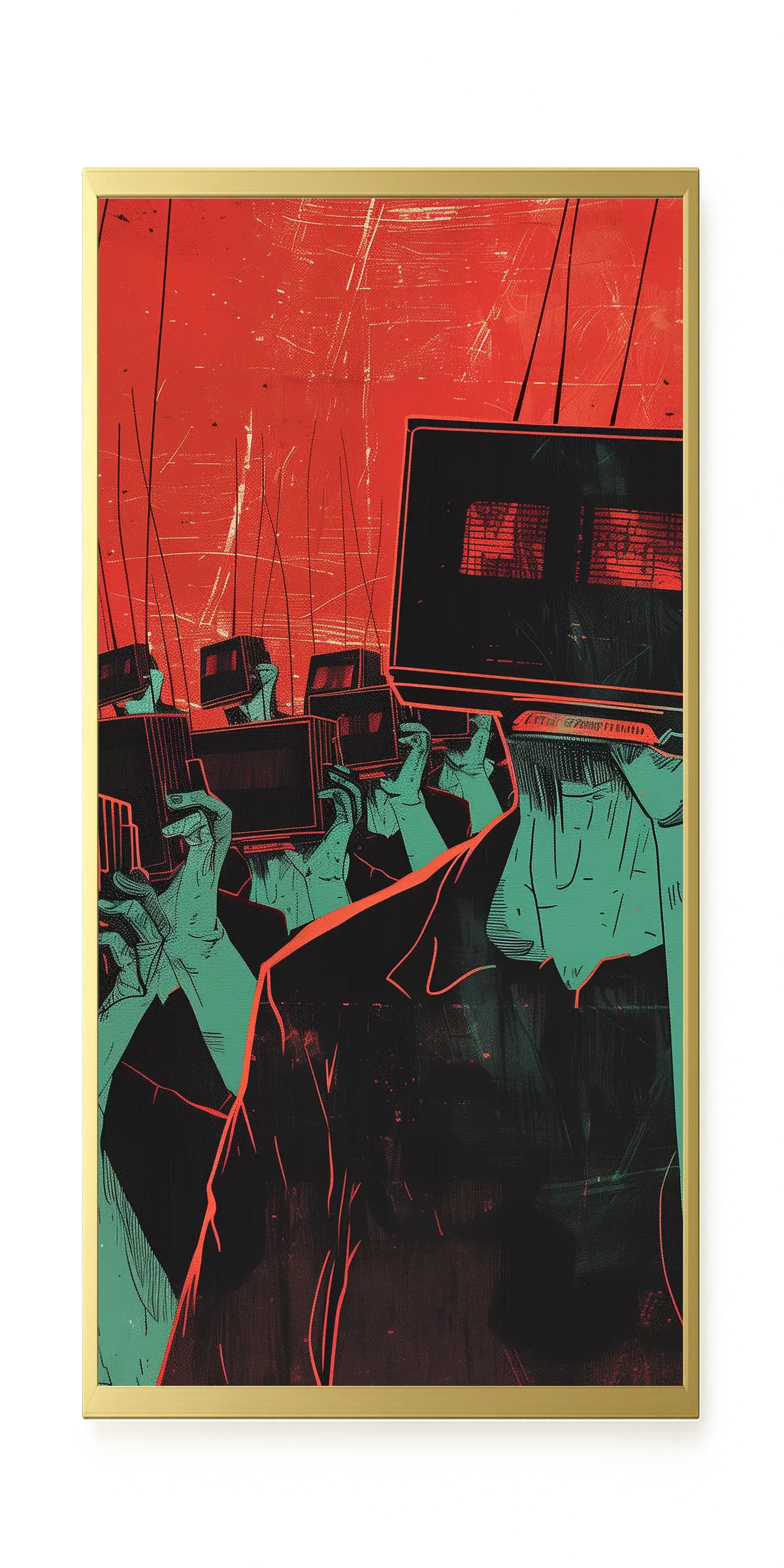 Screen Control Canvas Print
