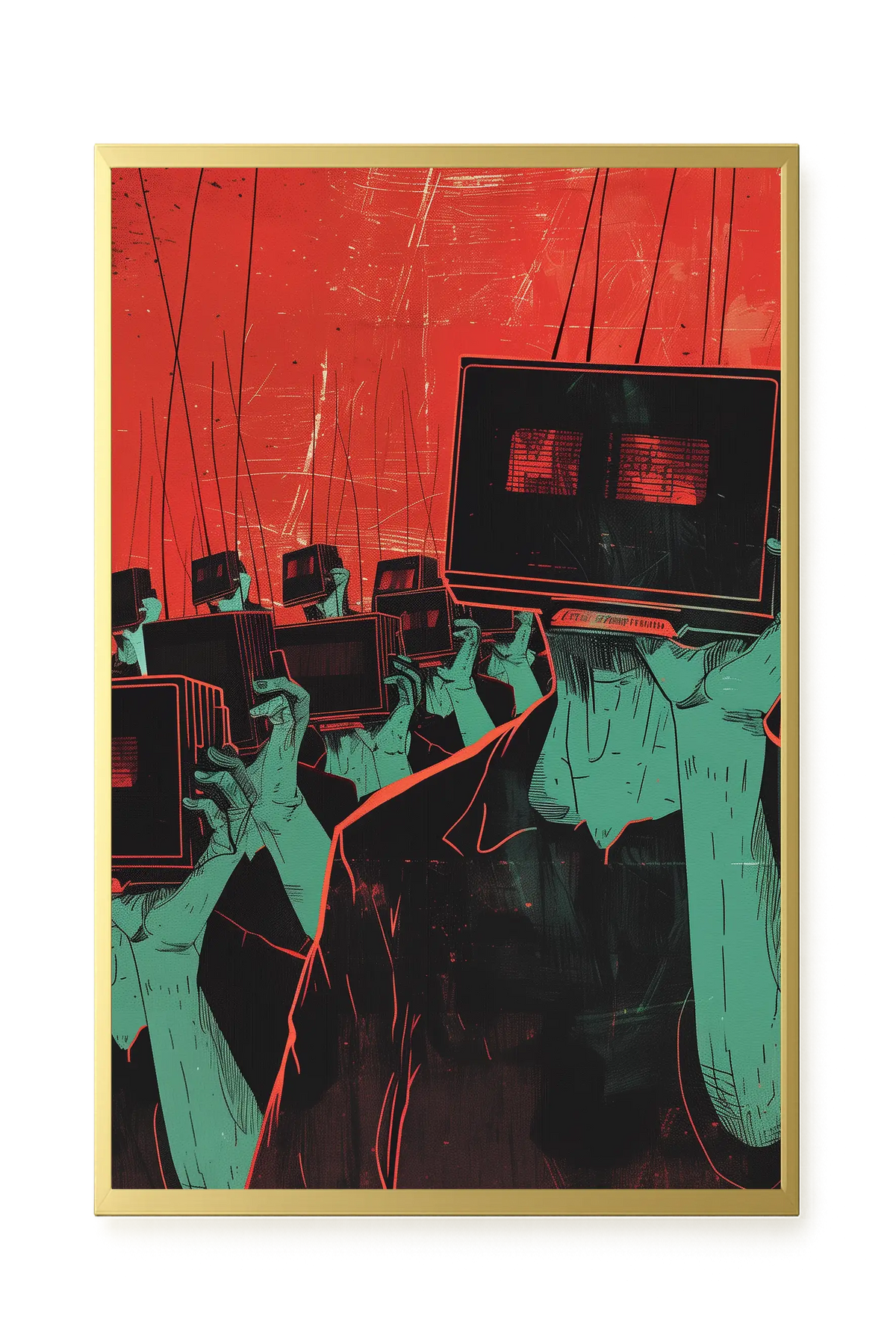 Screen Control Canvas Print