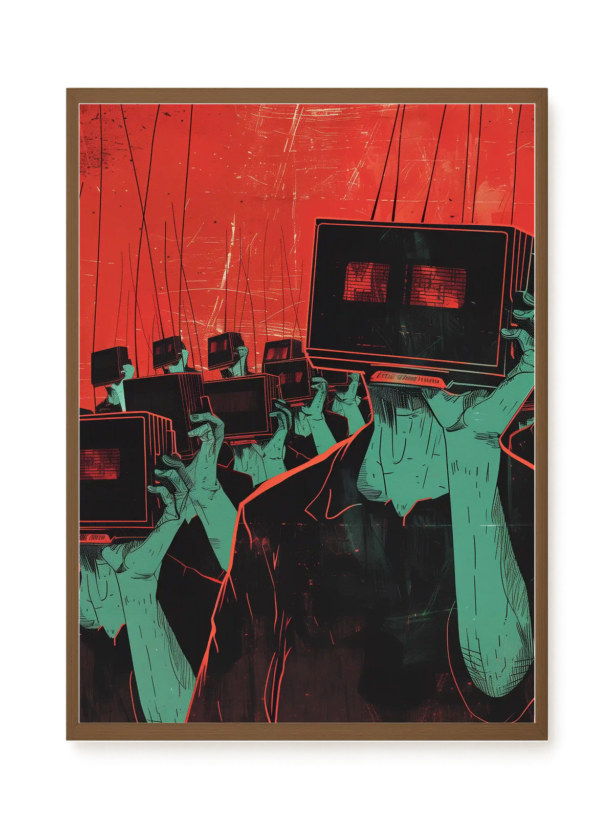 Screen Control Canvas Print