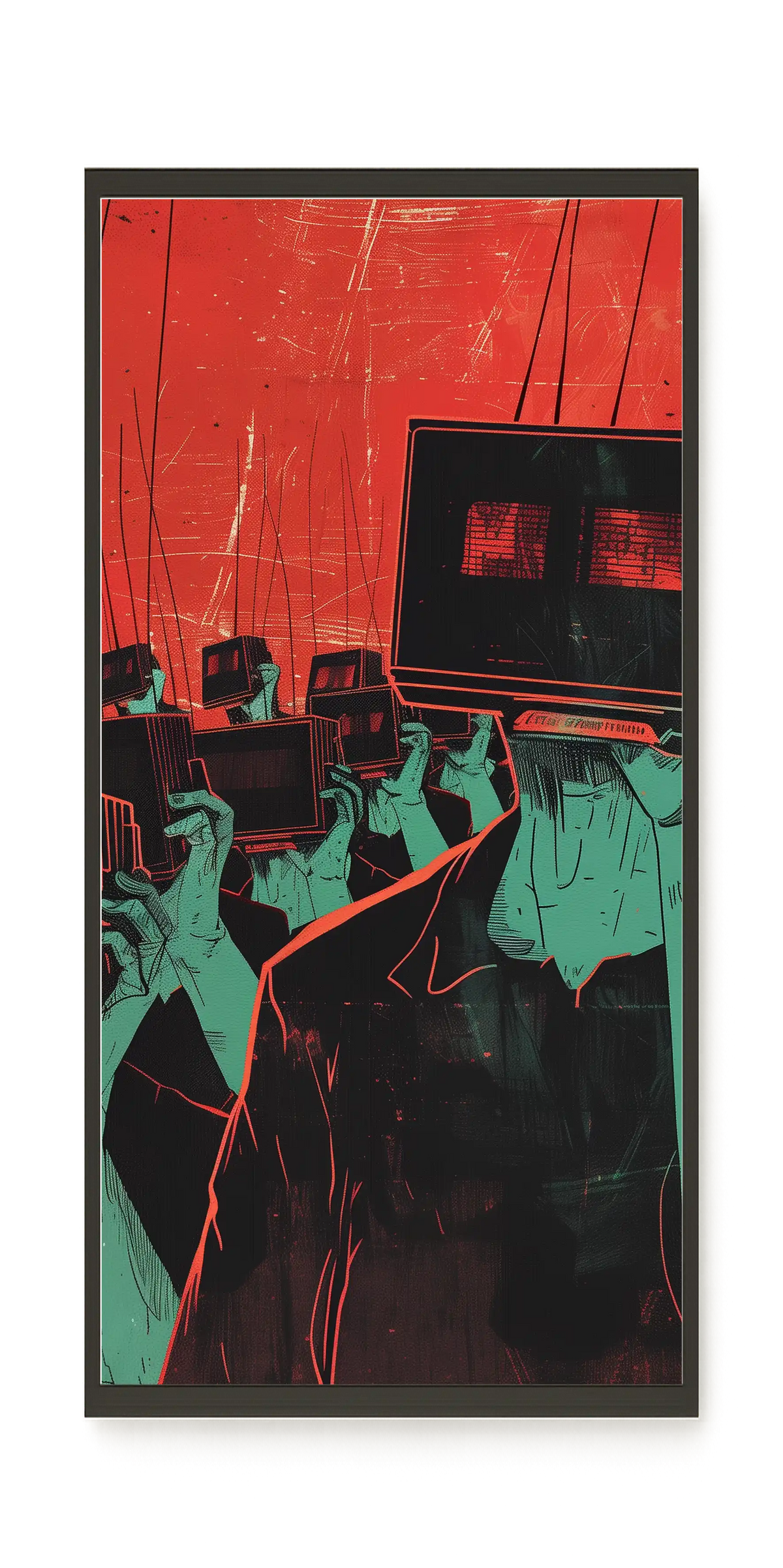 Screen Control Canvas Print