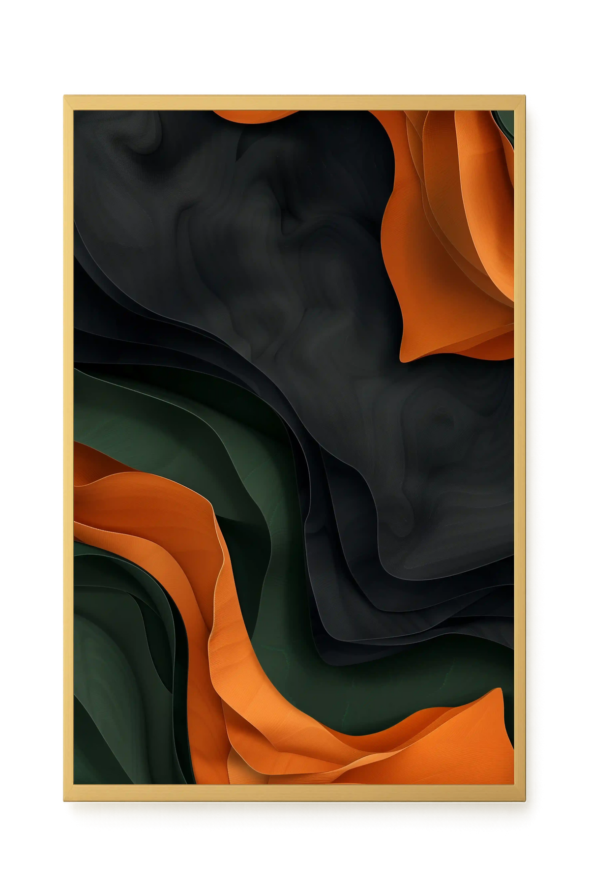 Organic Abstract Canvas Wall Art