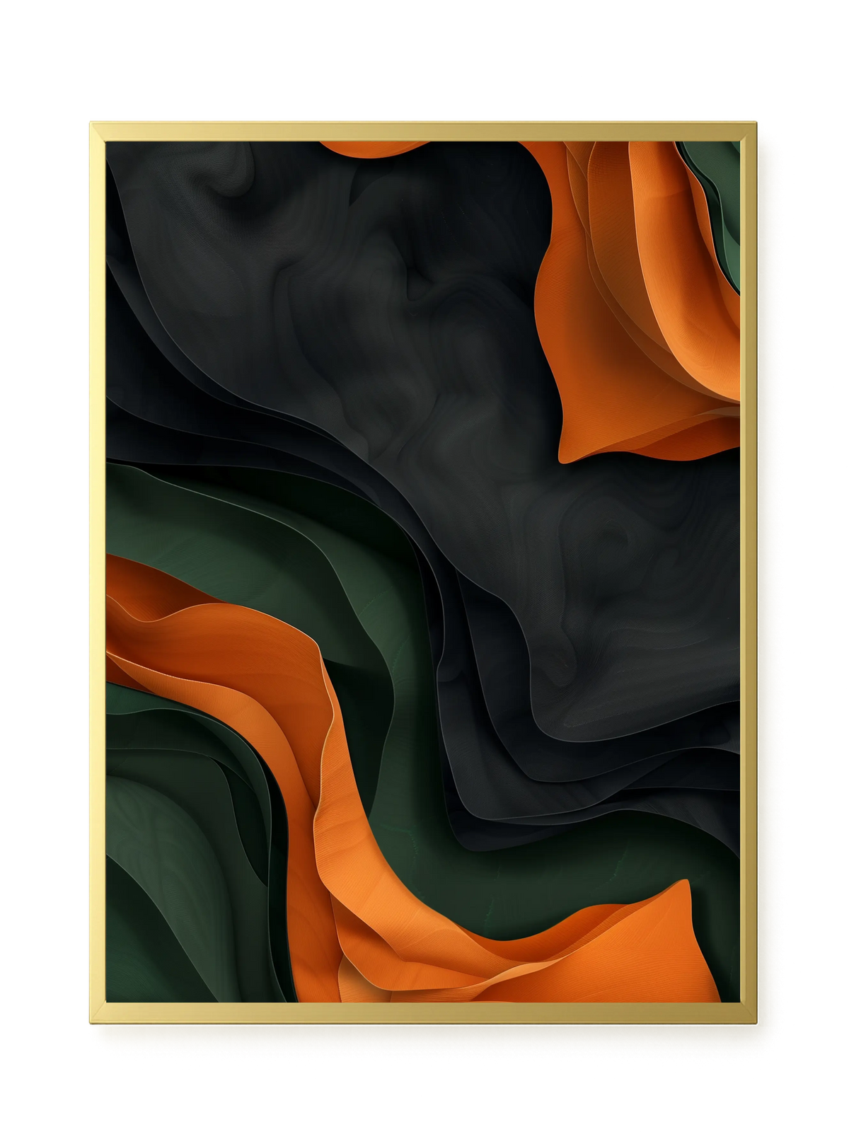 Organic Abstract Canvas Wall Art