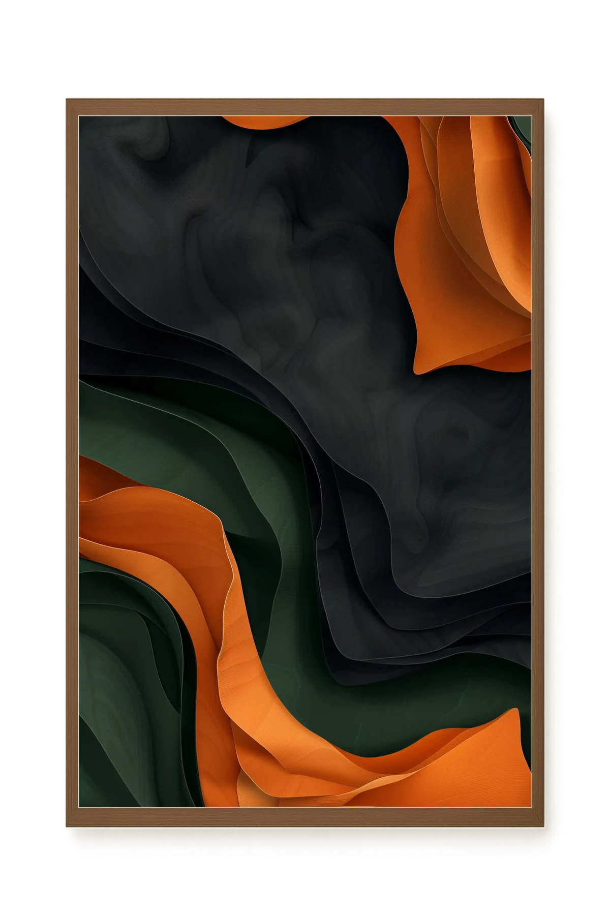 Organic Abstract Canvas Wall Art