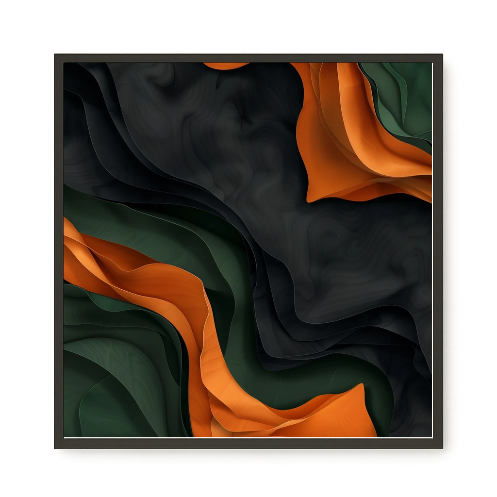 Organic Abstract Canvas Wall Art