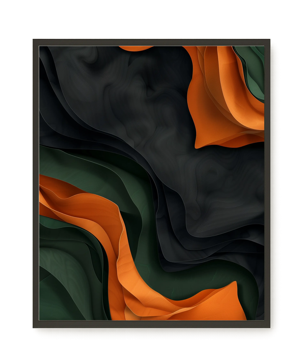 Organic Abstract Canvas Wall Art