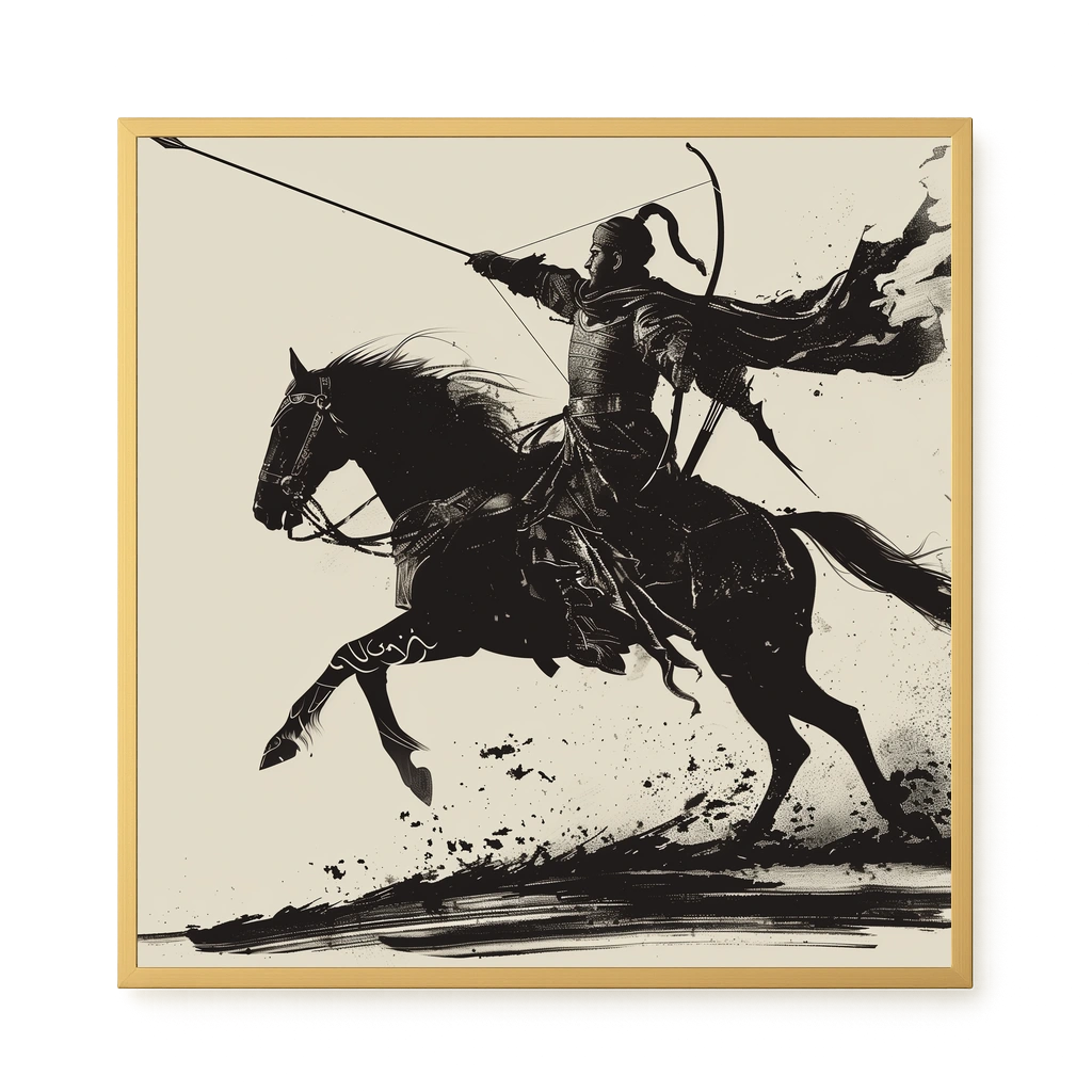 The Archer Warrior Canvas Wall Art